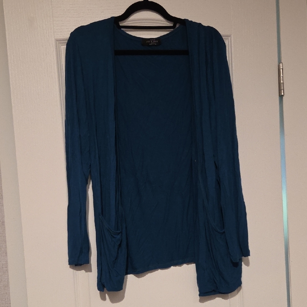 Made By Johnny Teal Women's Sweater Size XXXL